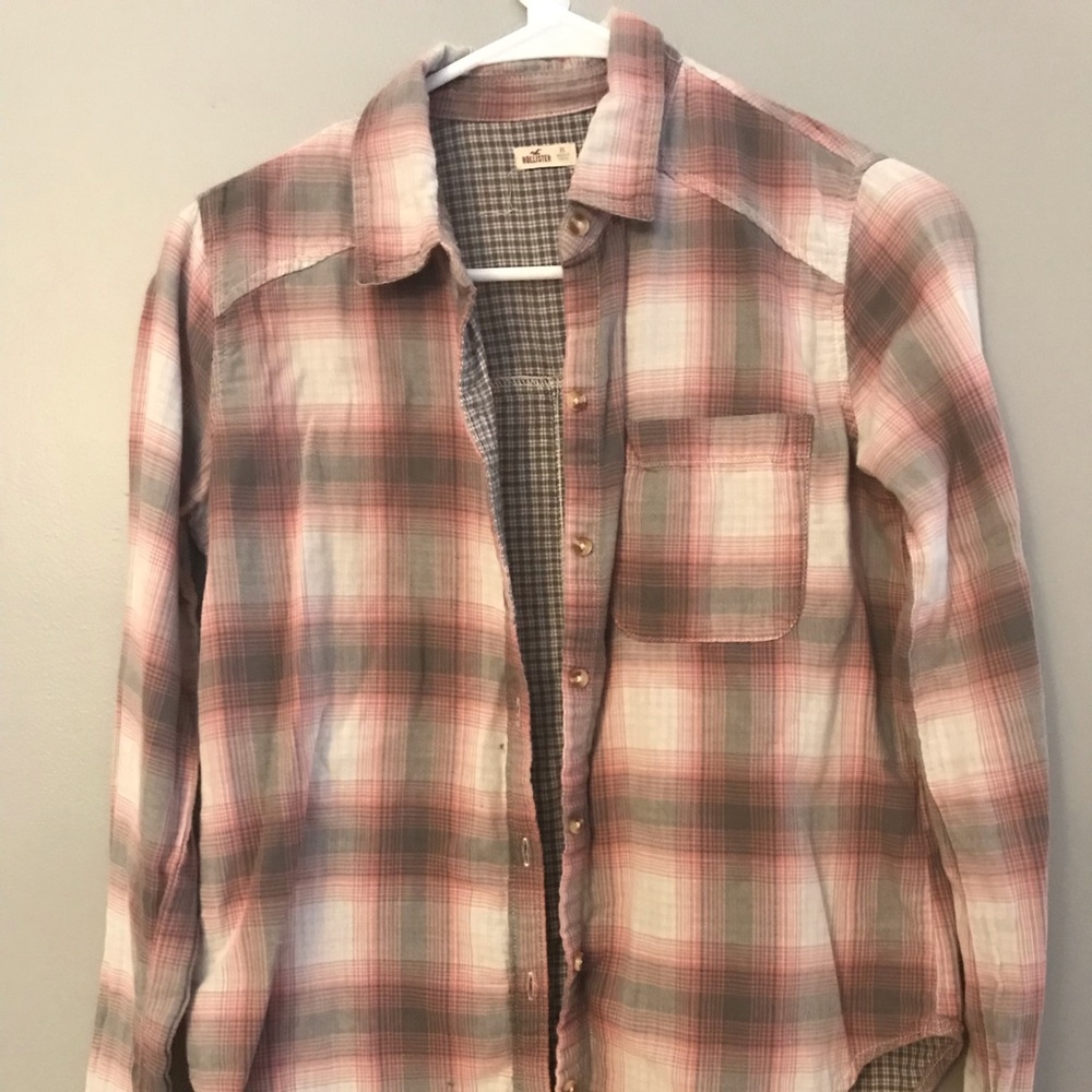 Plaid Hollister long sleeve